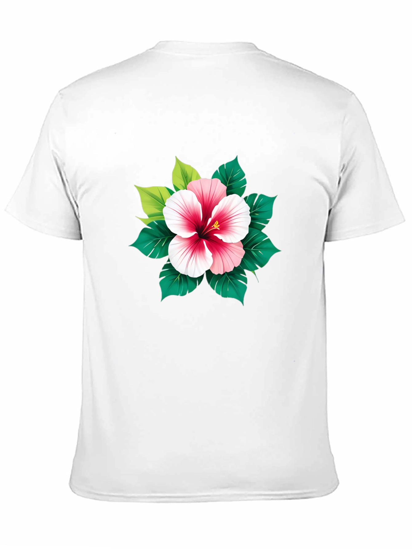 Hibiscus Flower Graphic T-Shirt