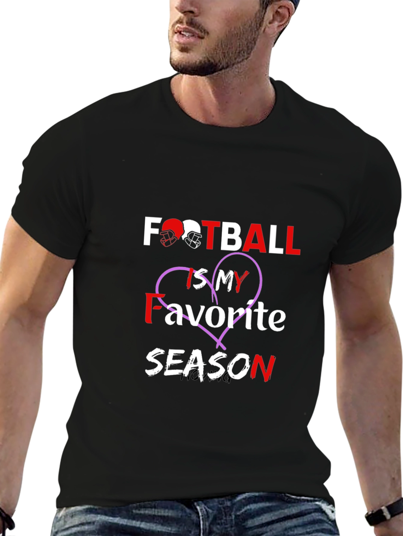 Football Is My Favorite Season Graphic T-Shirt
