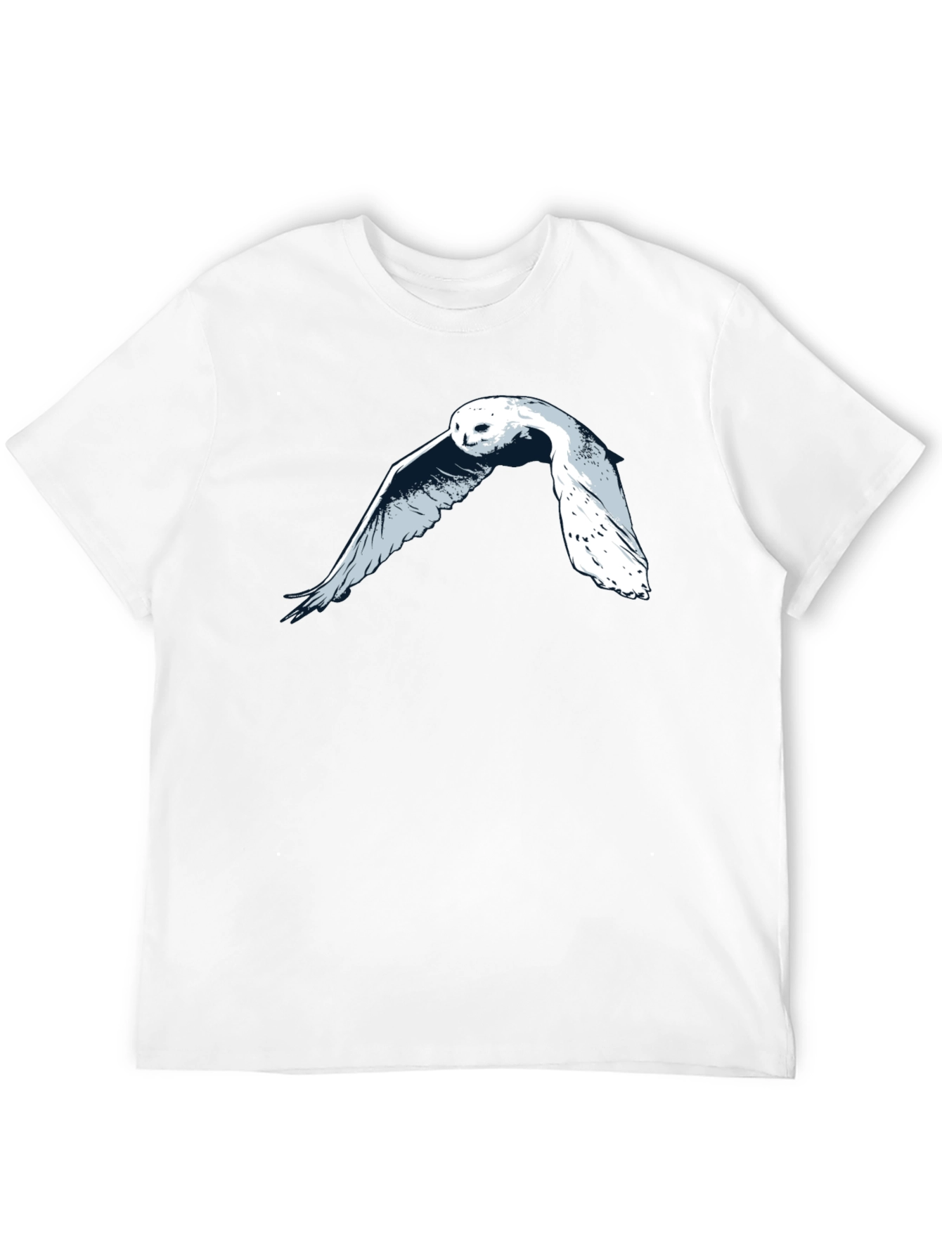 Owl Graphic T-Shirt - Black