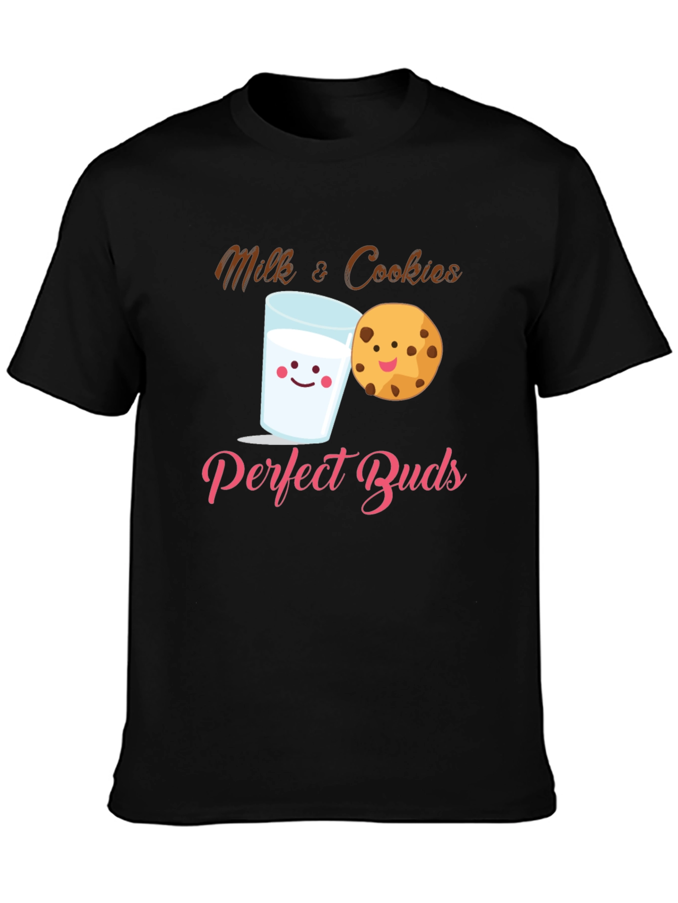 Milk & Cookies Perfect Buds Black T-Shirt