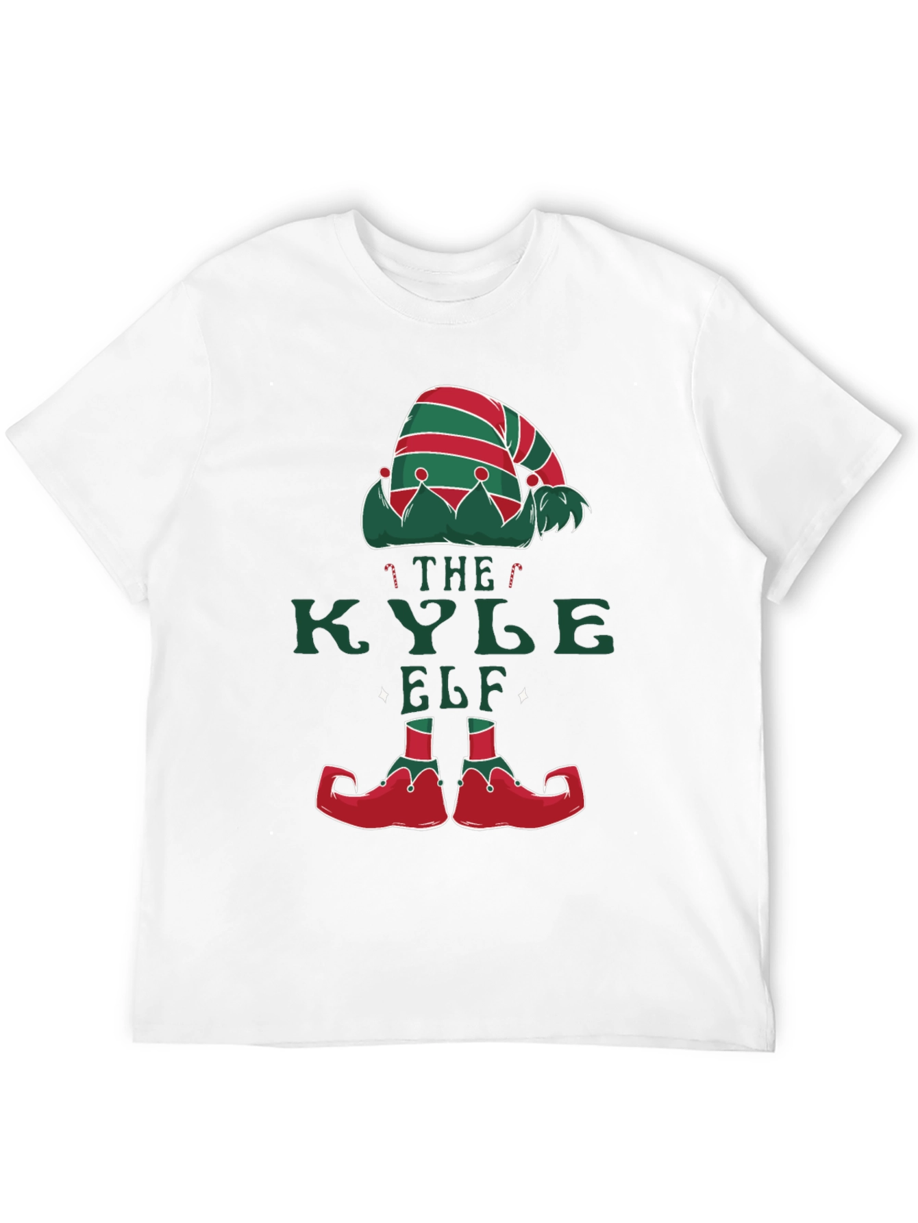 Kyle Elf Christmas T-Shirt - Holiday Fun