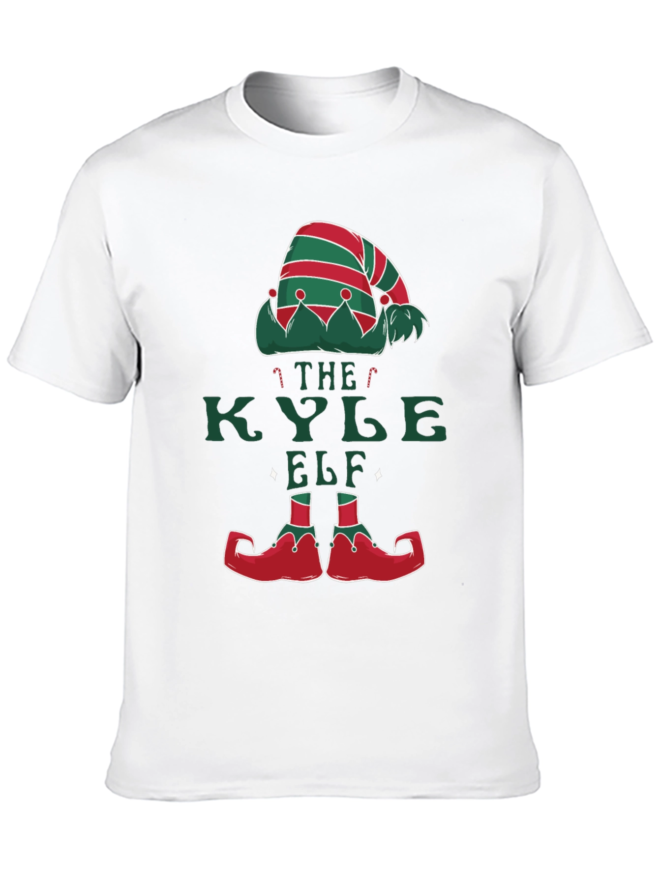 Kyle Elf Christmas T-Shirt - Holiday Fun