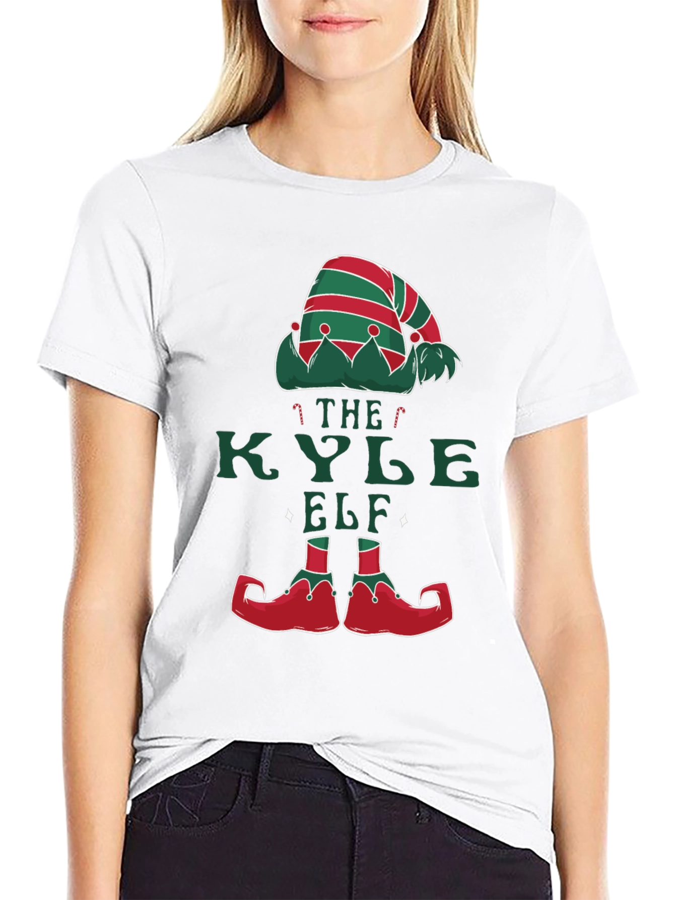 Kyle Elf Christmas T-Shirt - Holiday Fun