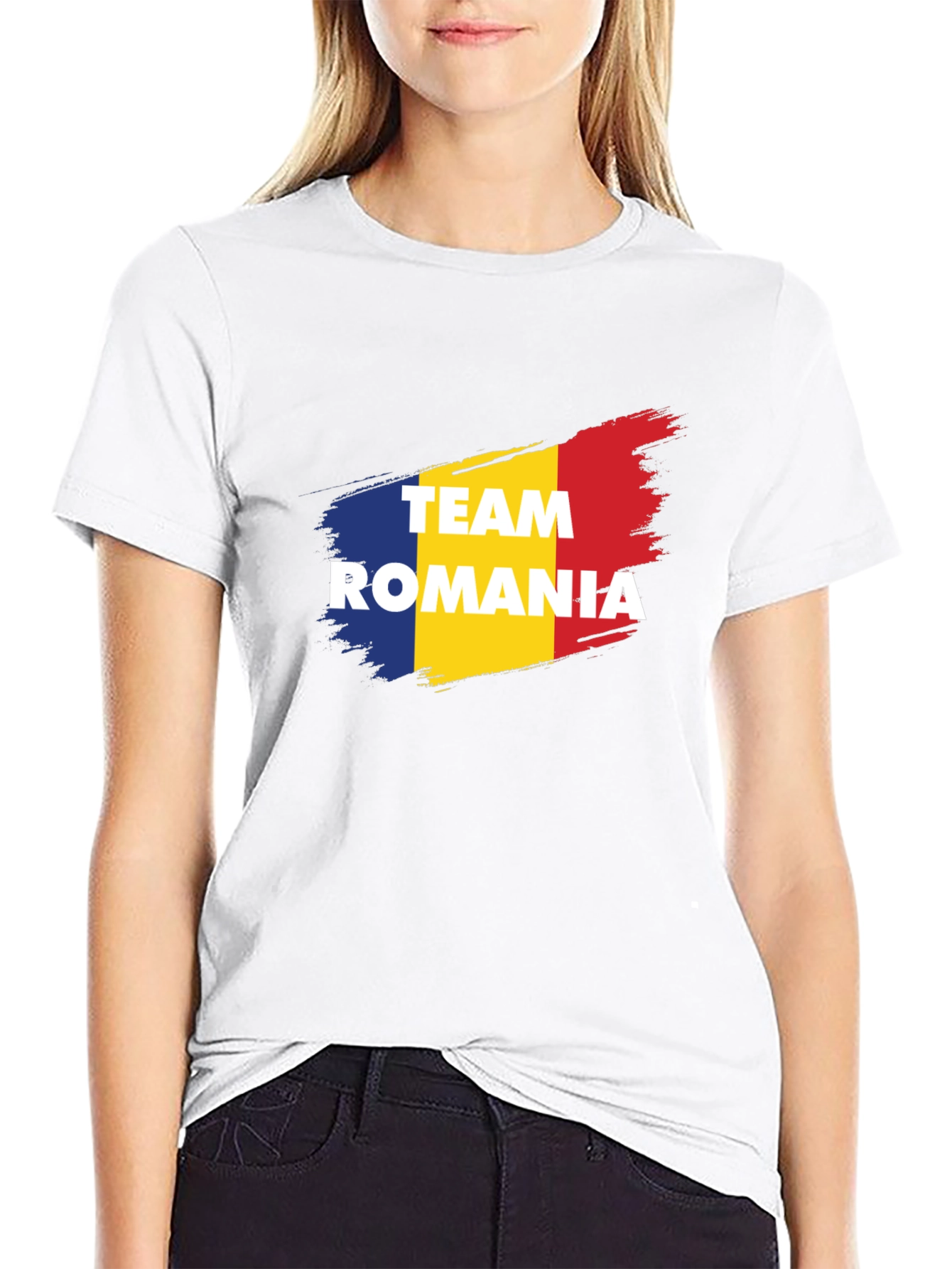 Romania Team Pride T-Shirt - Black