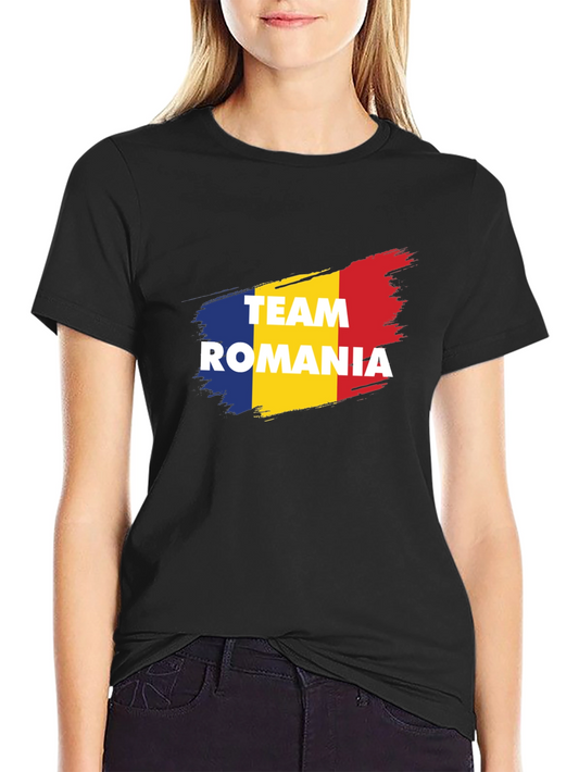 Romania Team Pride T-Shirt - Black