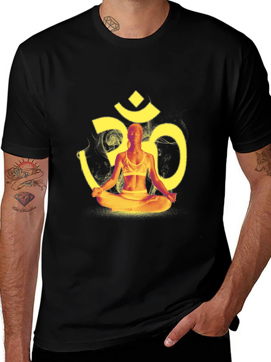 Yoga Om Graphic Tee - Meditation Shirt