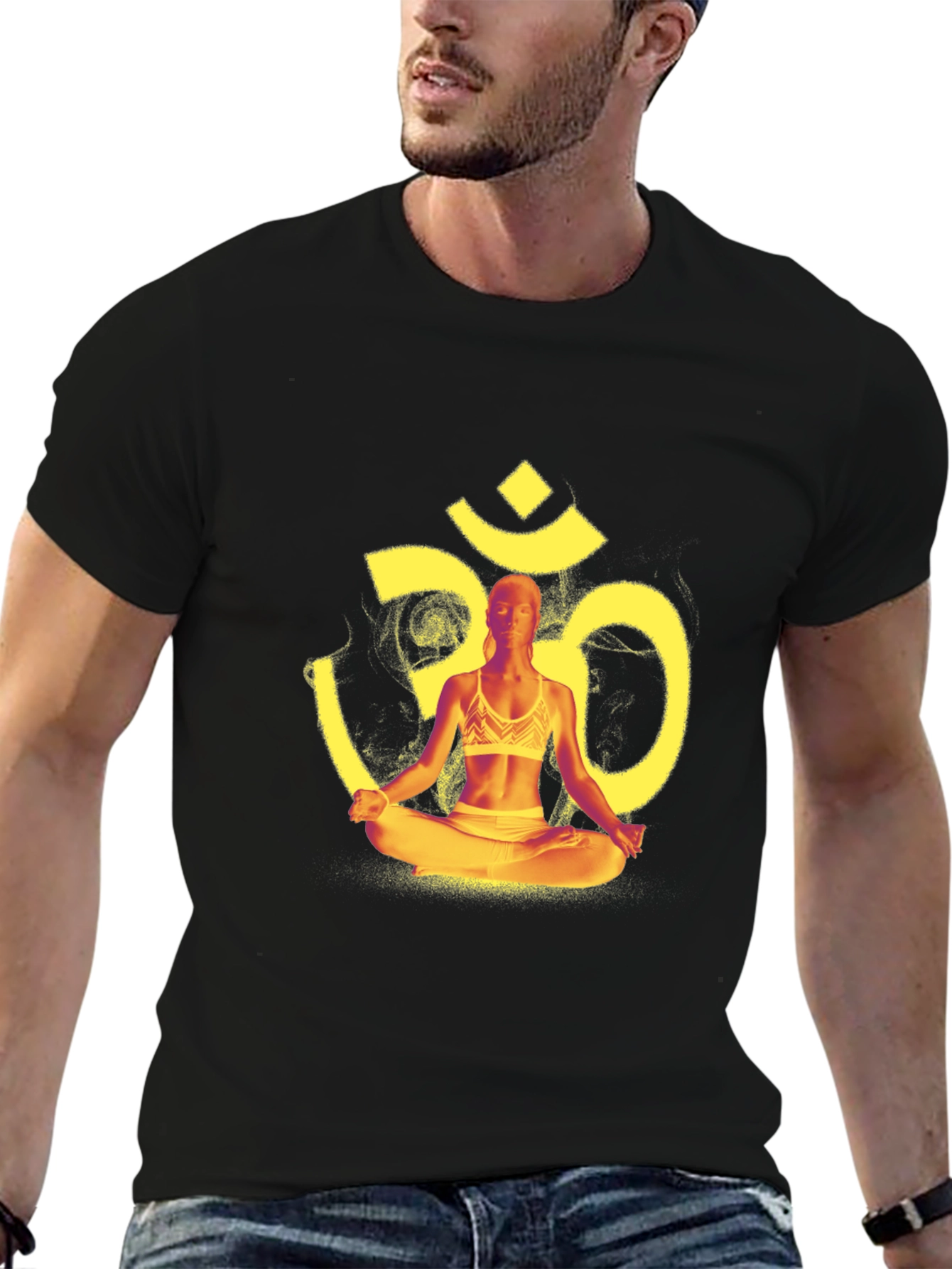 Yoga Om Graphic Tee - Meditation Shirt