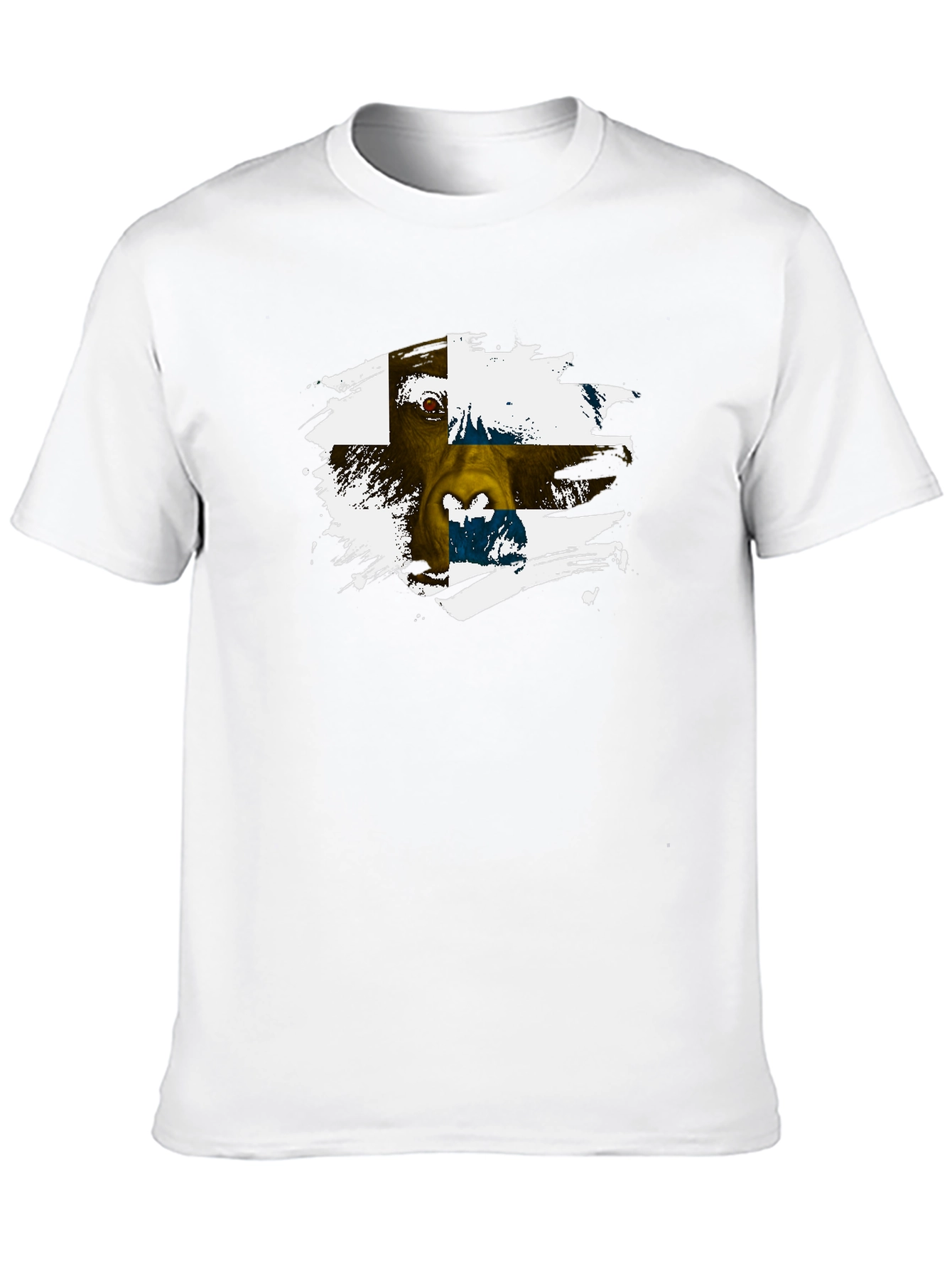 Unique Graphic Tee: Animal Art T-Shirt