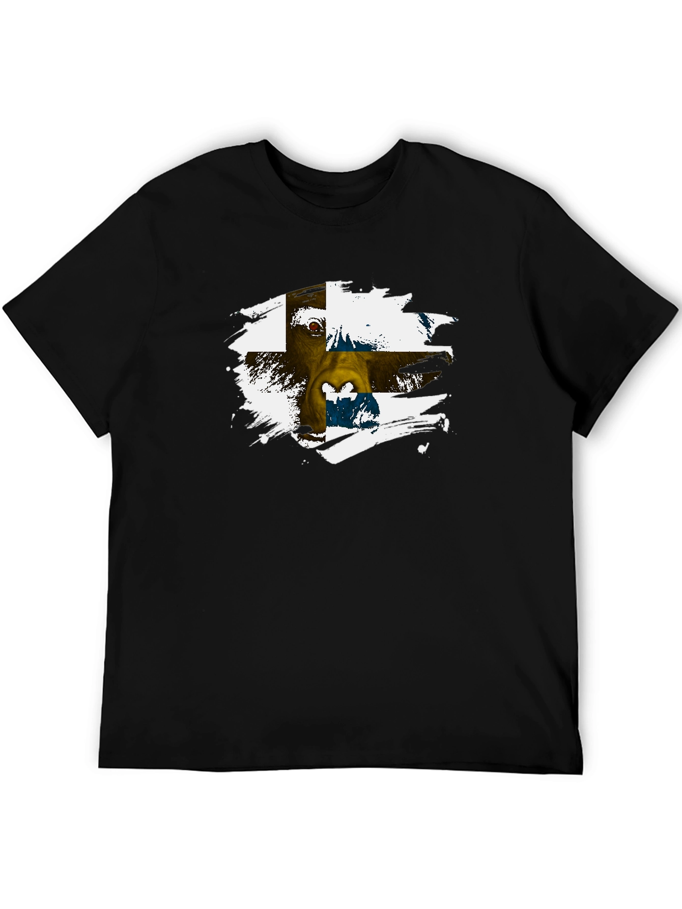 Unique Graphic Tee: Animal Art T-Shirt