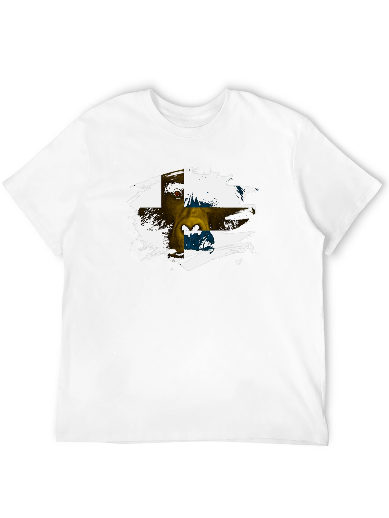 Unique Graphic Tee: Animal Art T-Shirt