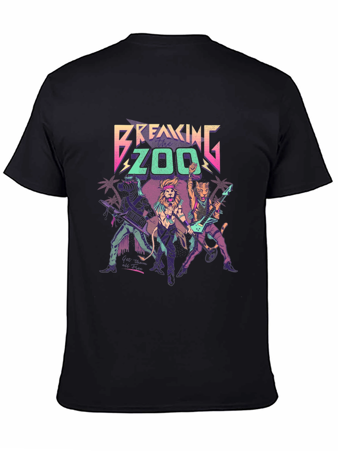Breaking Zoo Black T-Shirt