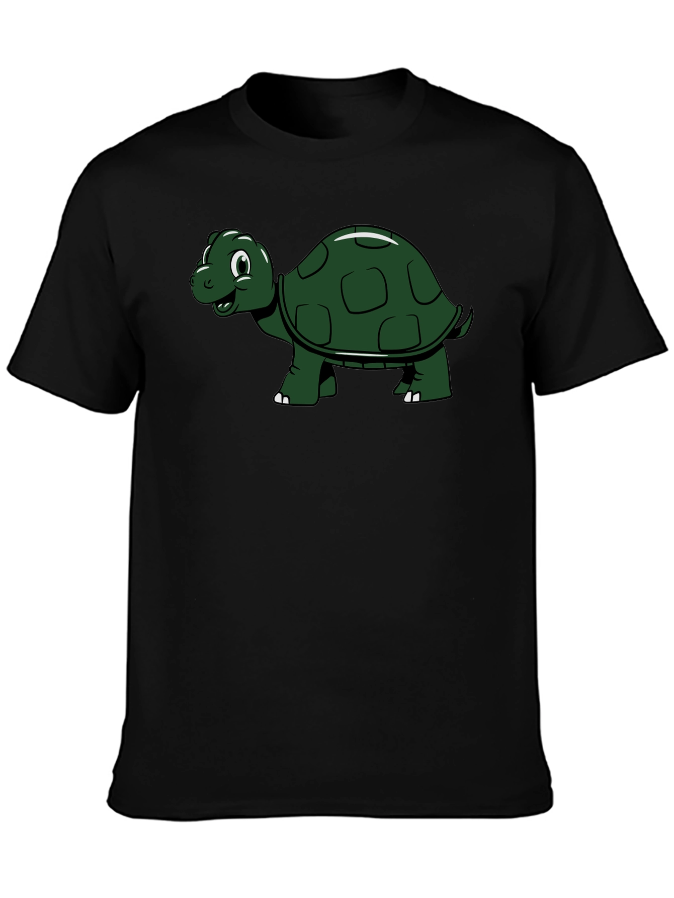 Turtle Graphic Tee - Black Casual Shirt