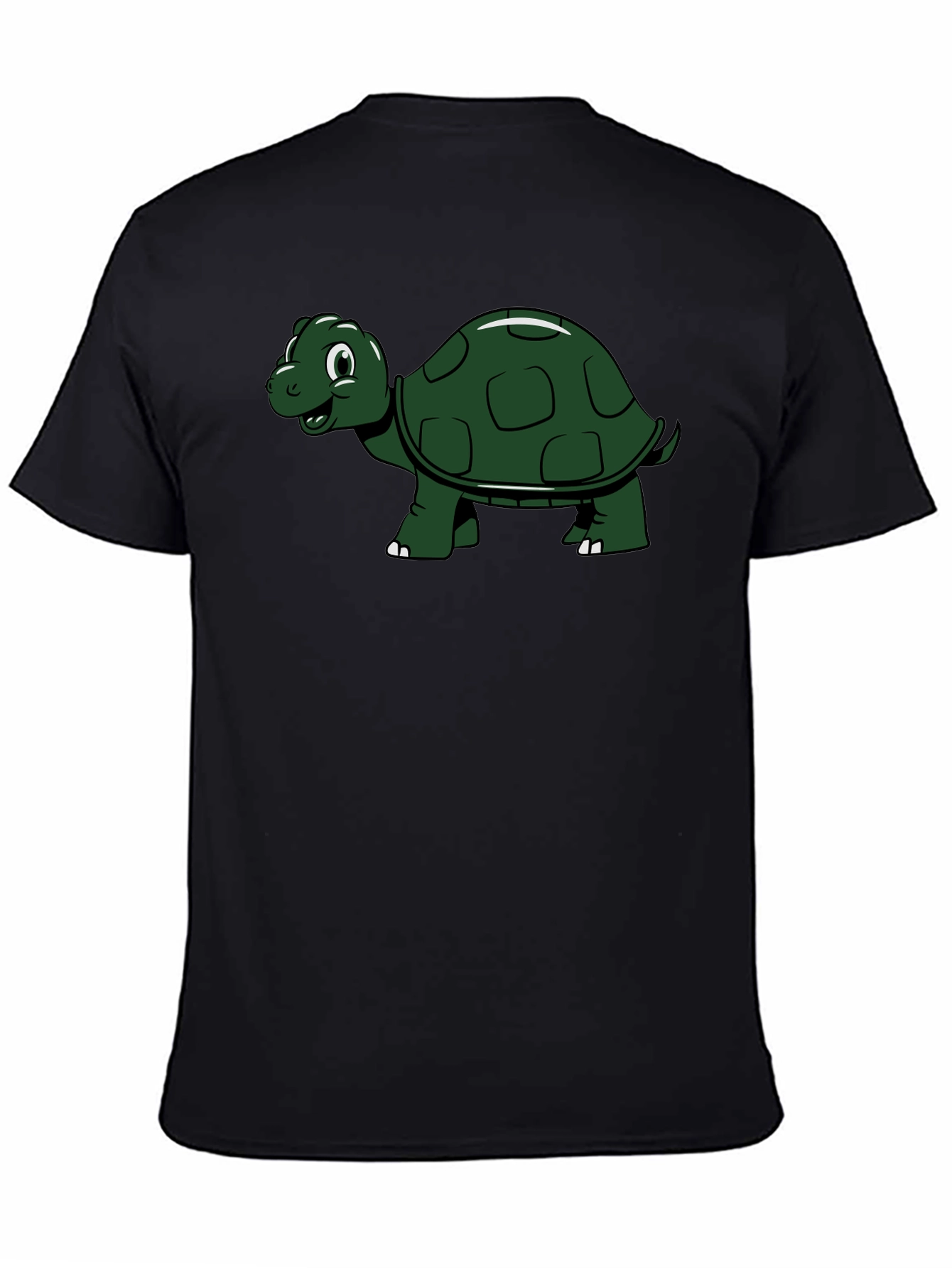 Turtle Graphic Tee - Black Casual Shirt