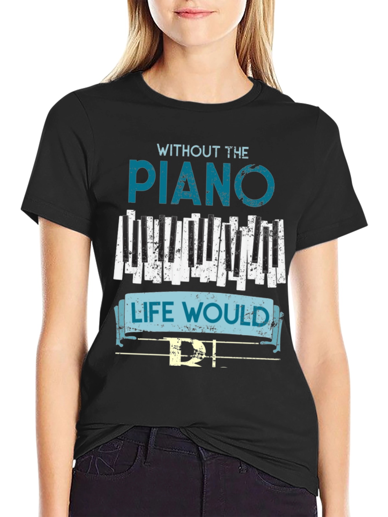 Piano Life Mens Graphic Tee