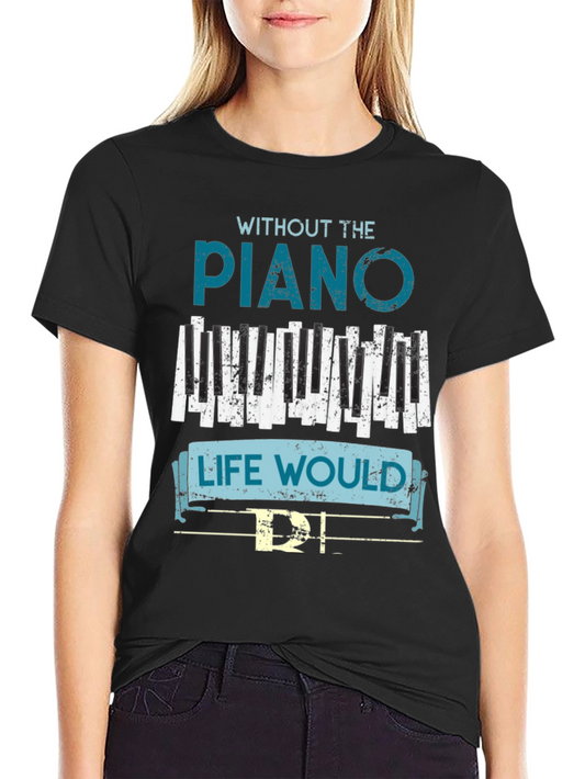 Piano Life Mens Graphic Tee