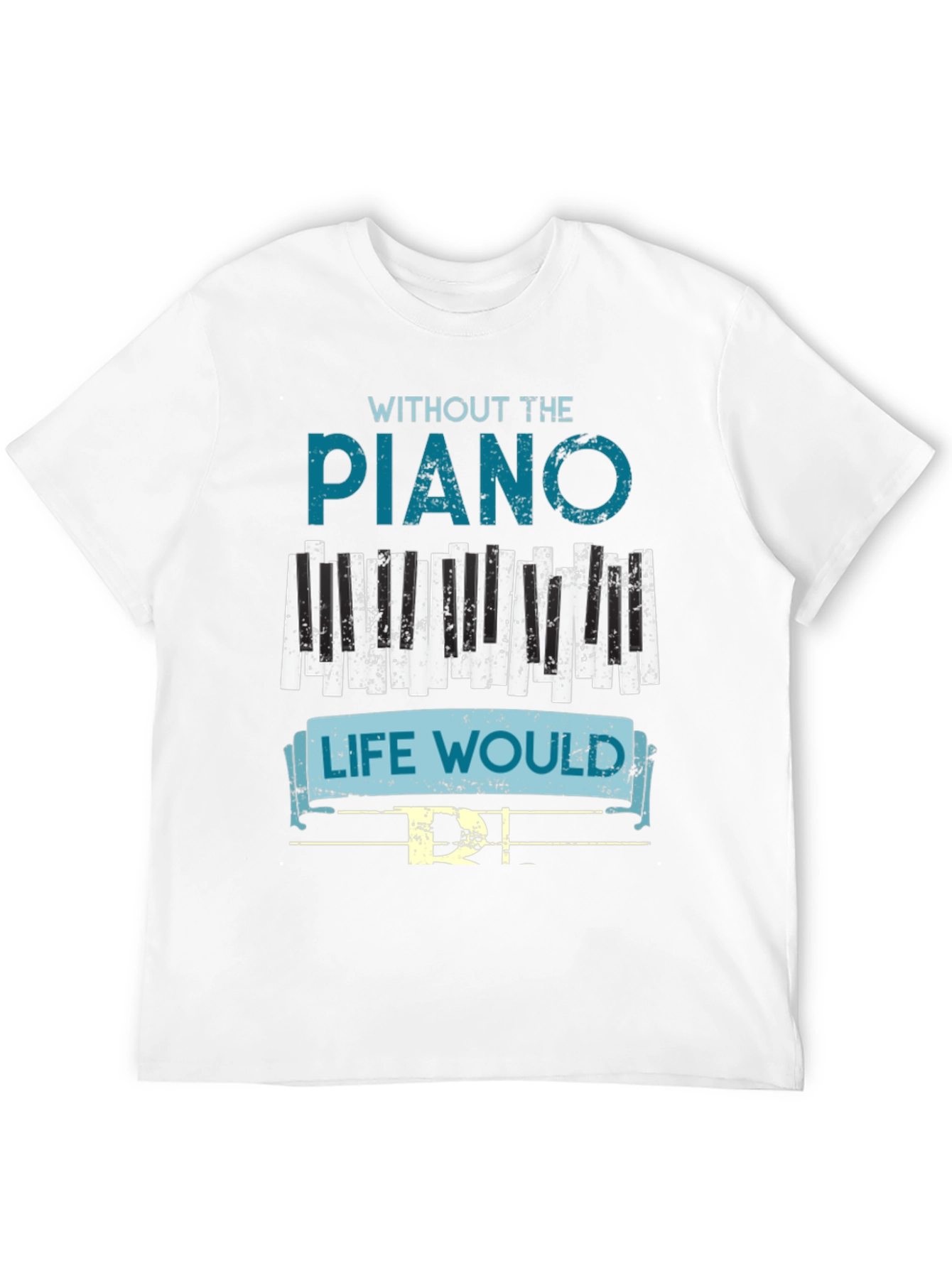 Piano Life Mens Graphic Tee