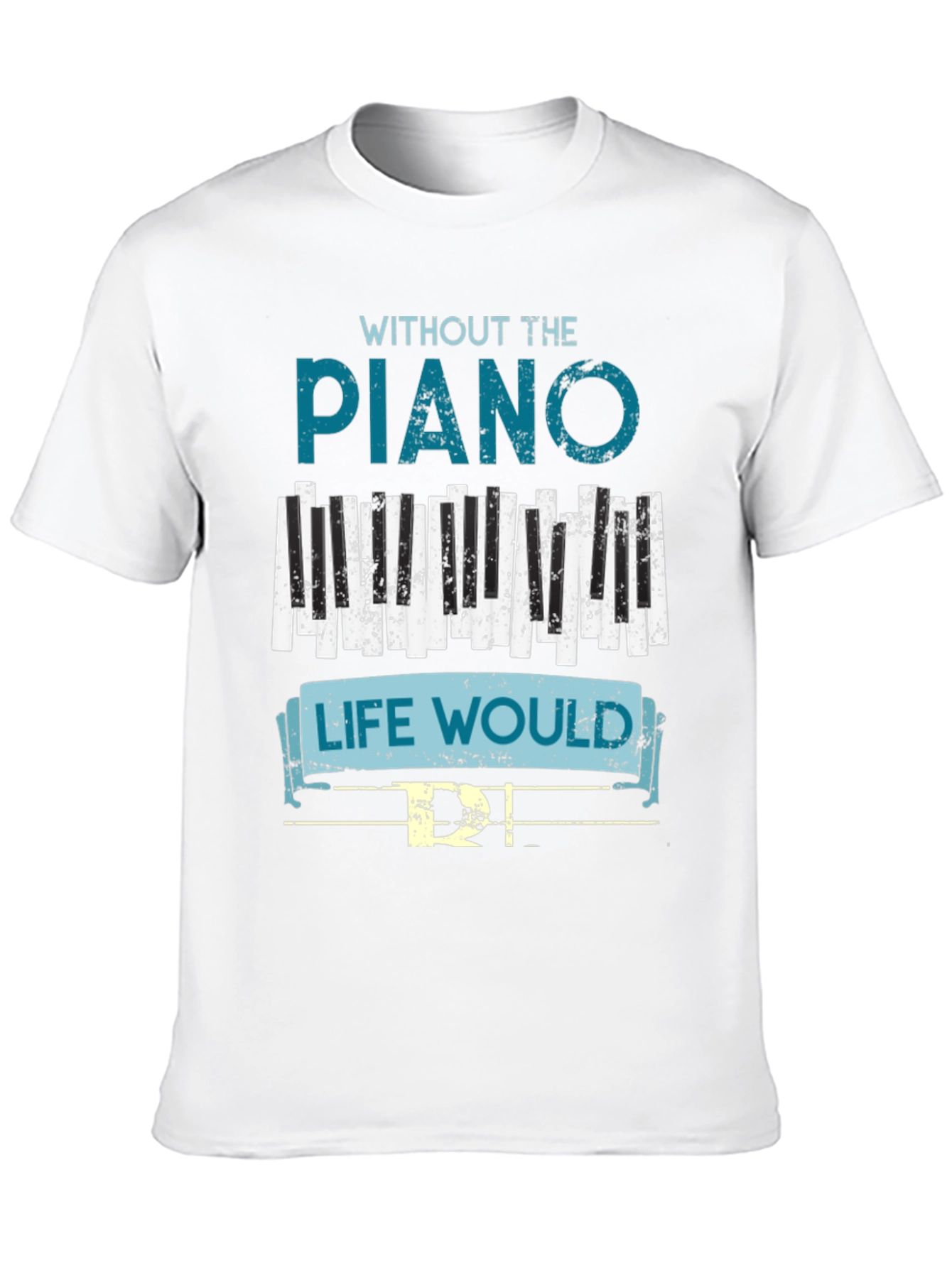 Piano Life Mens Graphic Tee