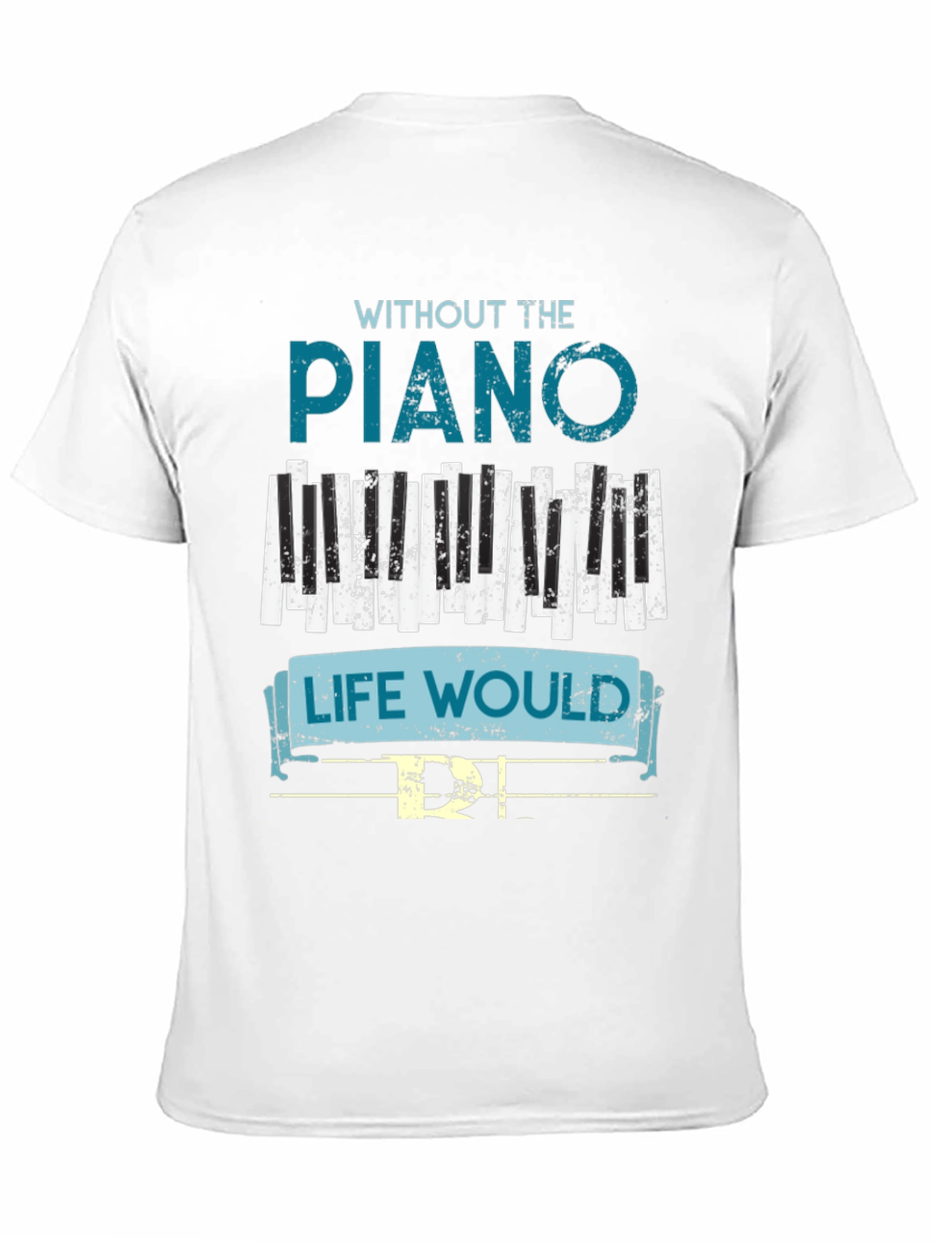 Piano Life Mens Graphic Tee
