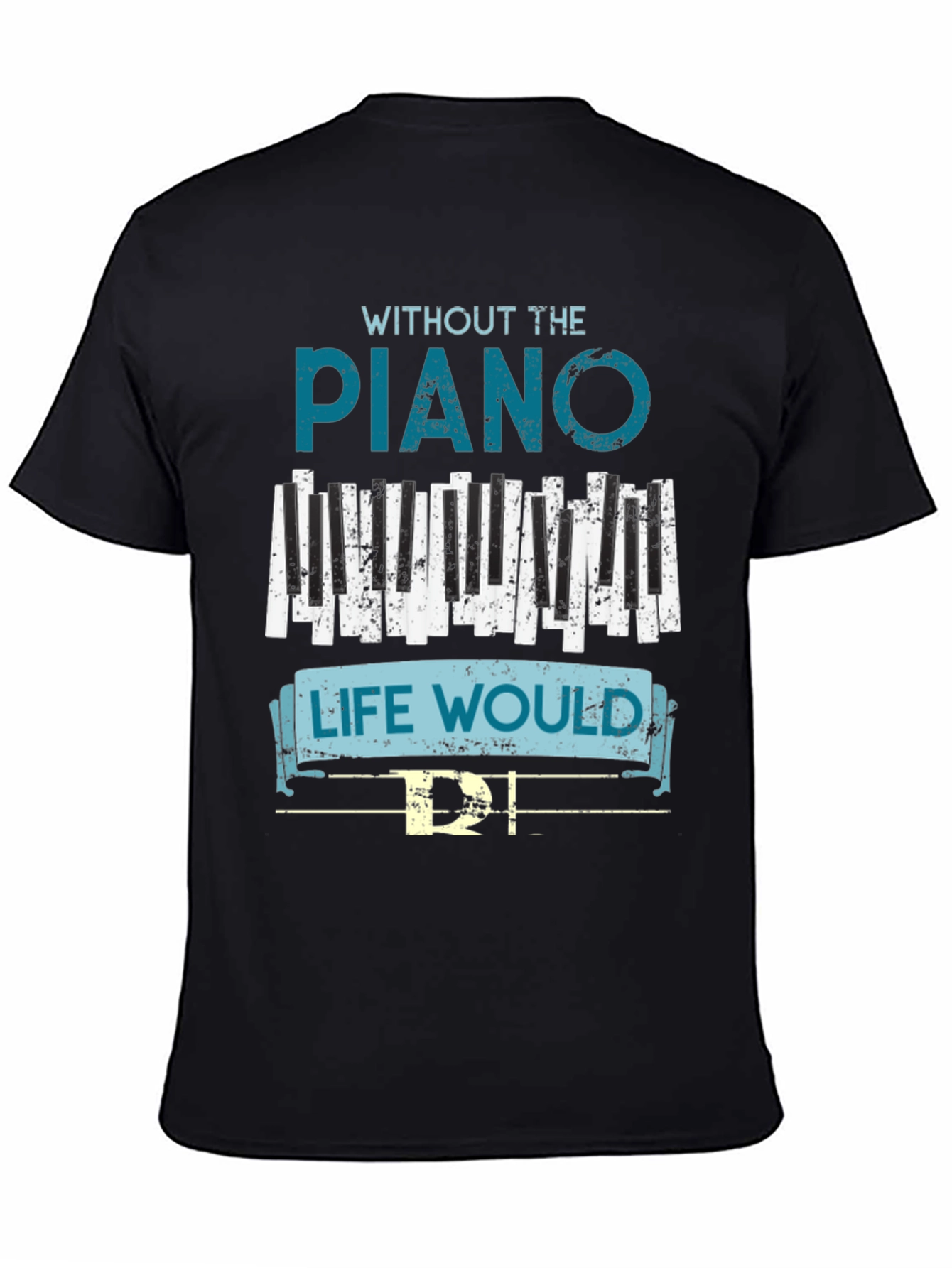 Piano Life Mens Graphic Tee