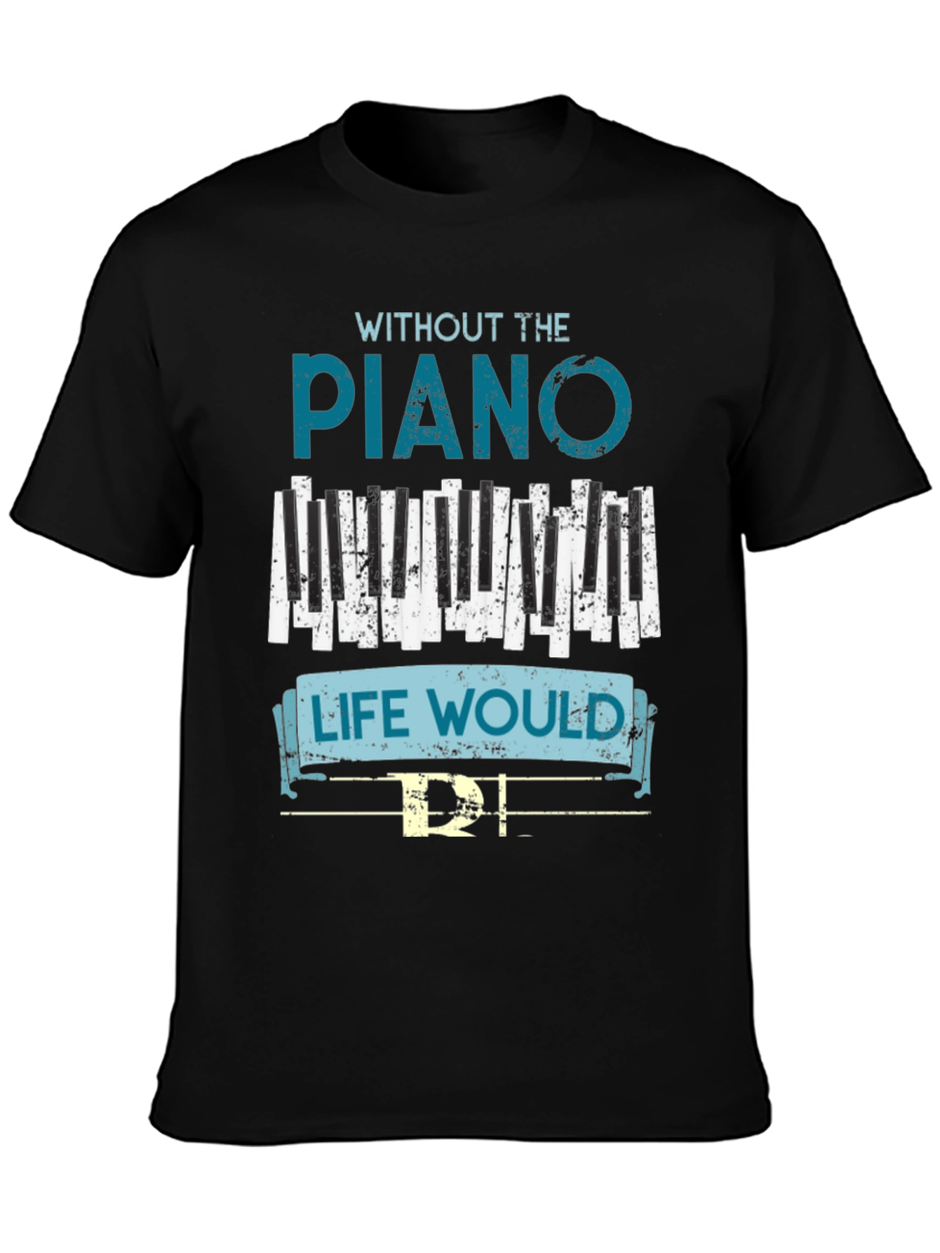 Piano Life Mens Graphic Tee