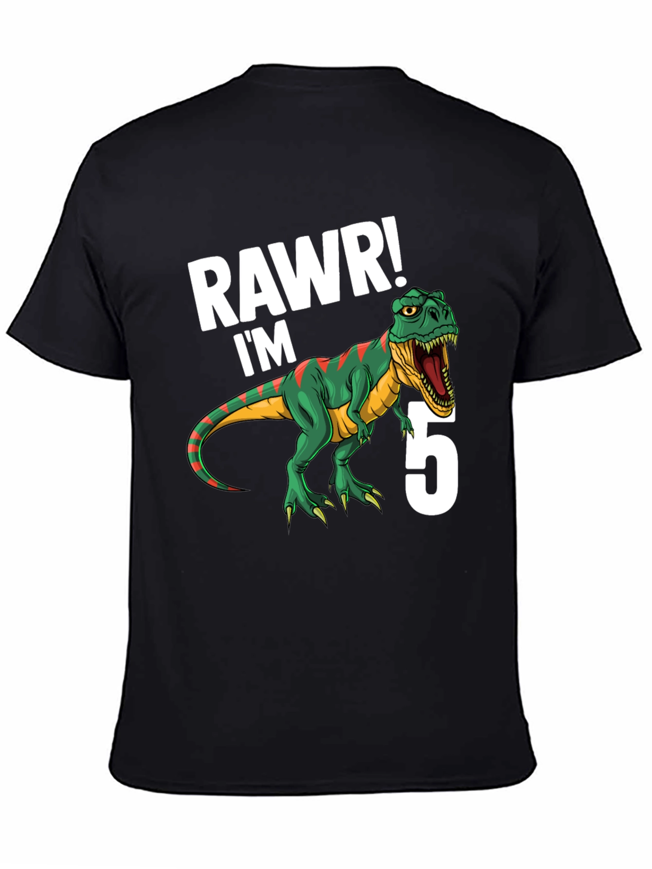 RAWR Im 5 Dinosaur Birthday T-Shirt