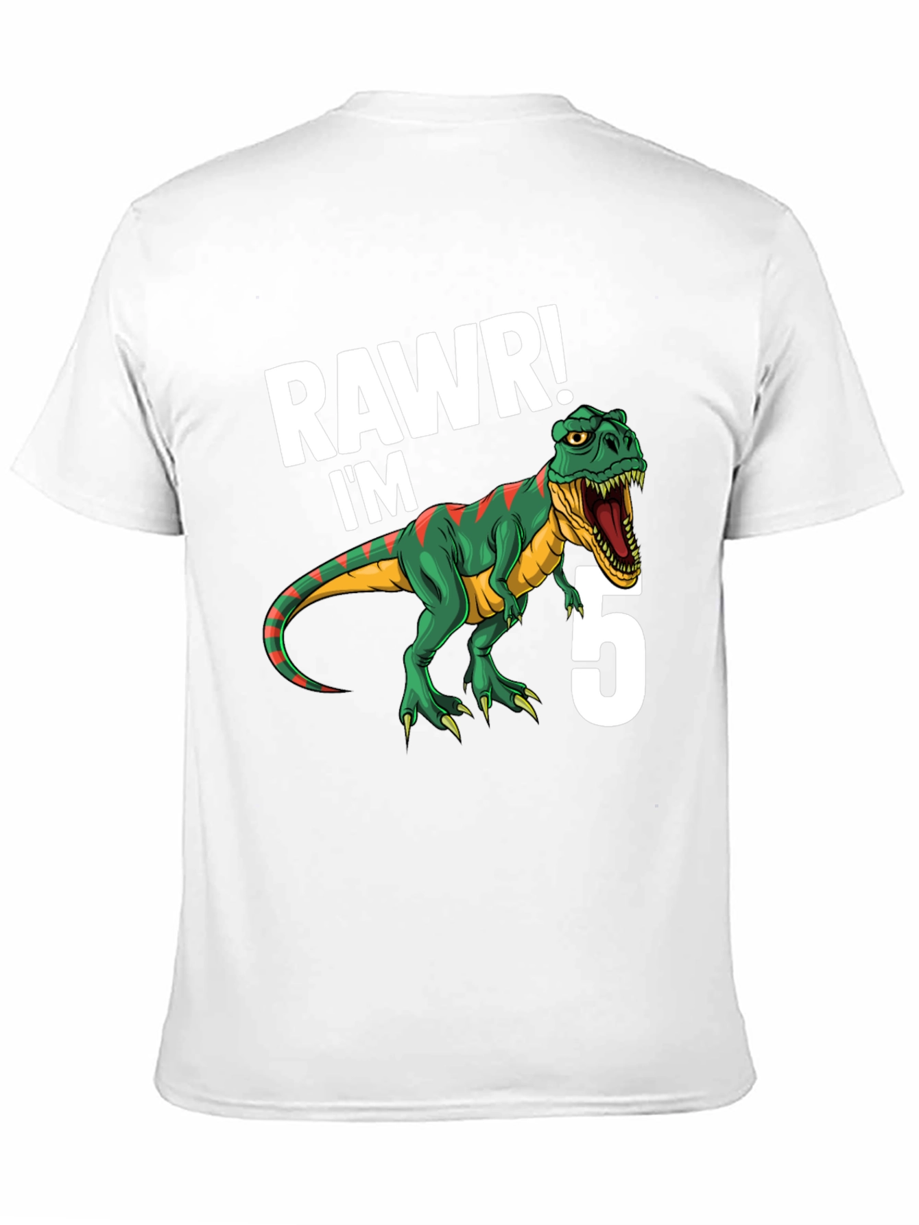 RAWR Im 5 Dinosaur Birthday T-Shirt