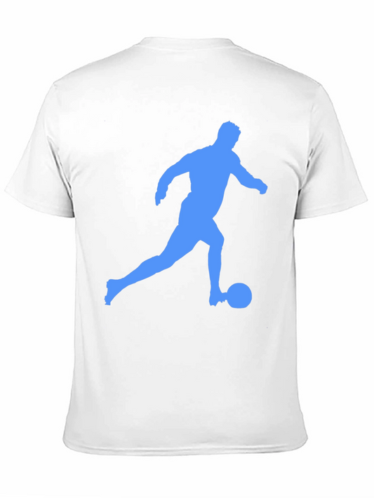 Soccer Player Graphic Tee - Black
