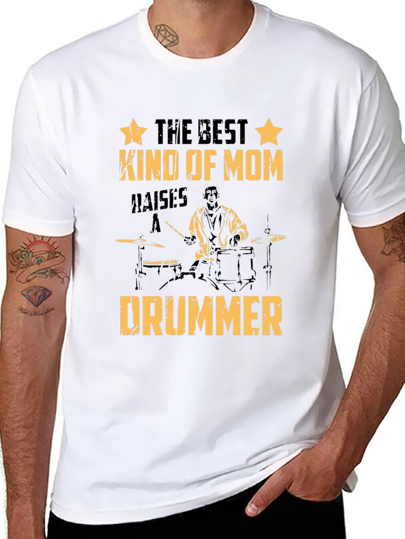 Best Kind of Mom Raises a Drummer T-Shirt