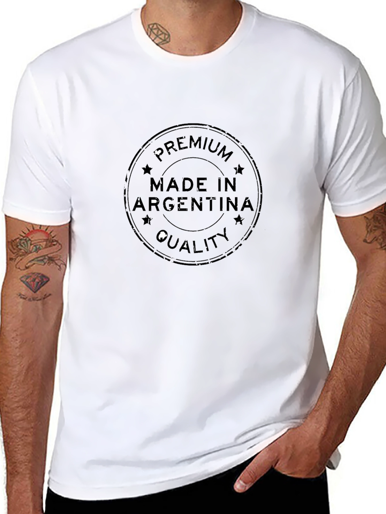 Premium Made in Argentina Black T-Shirt