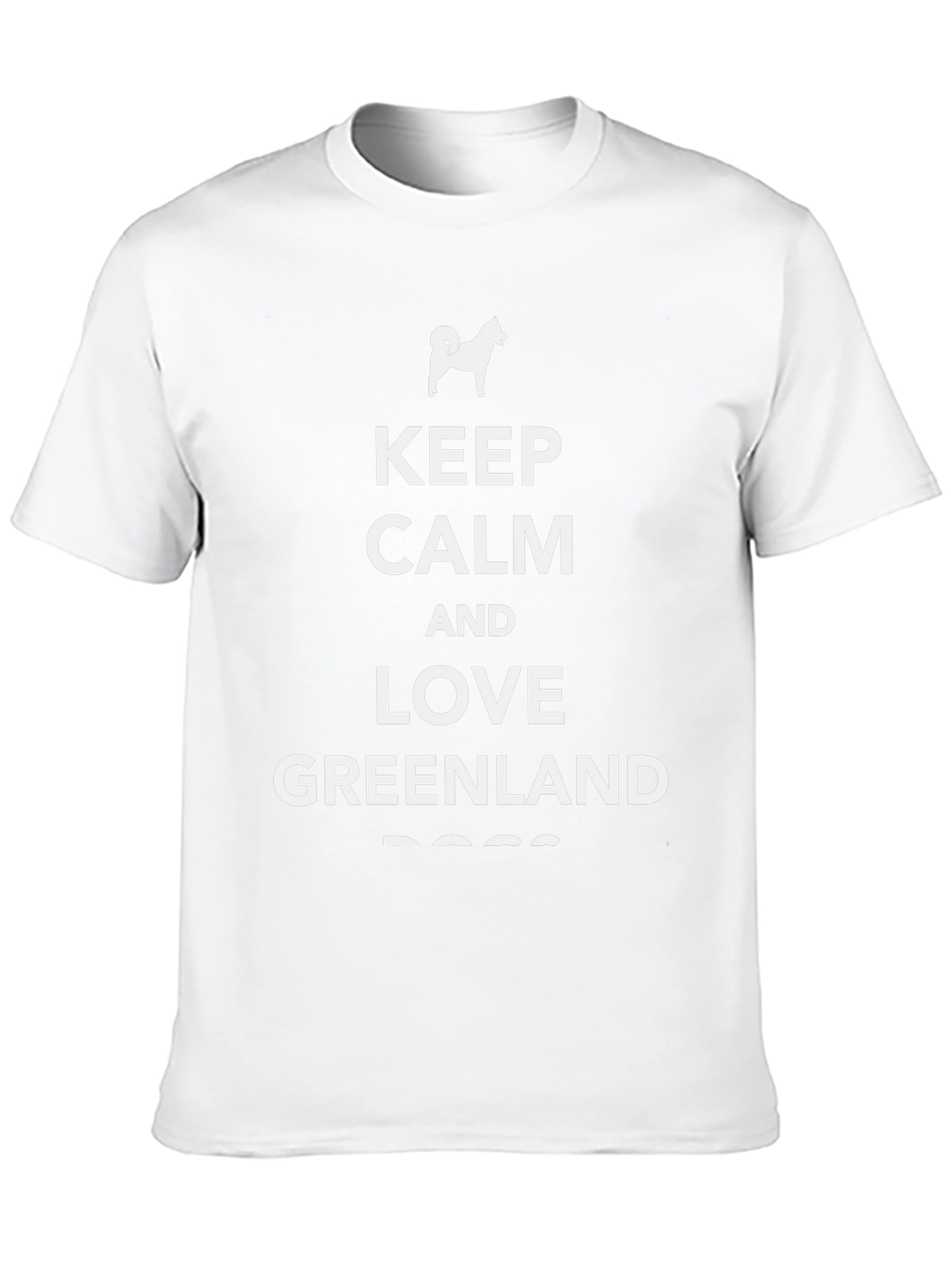 Keep Calm & Love Greenland Dog Breed T-Shirt