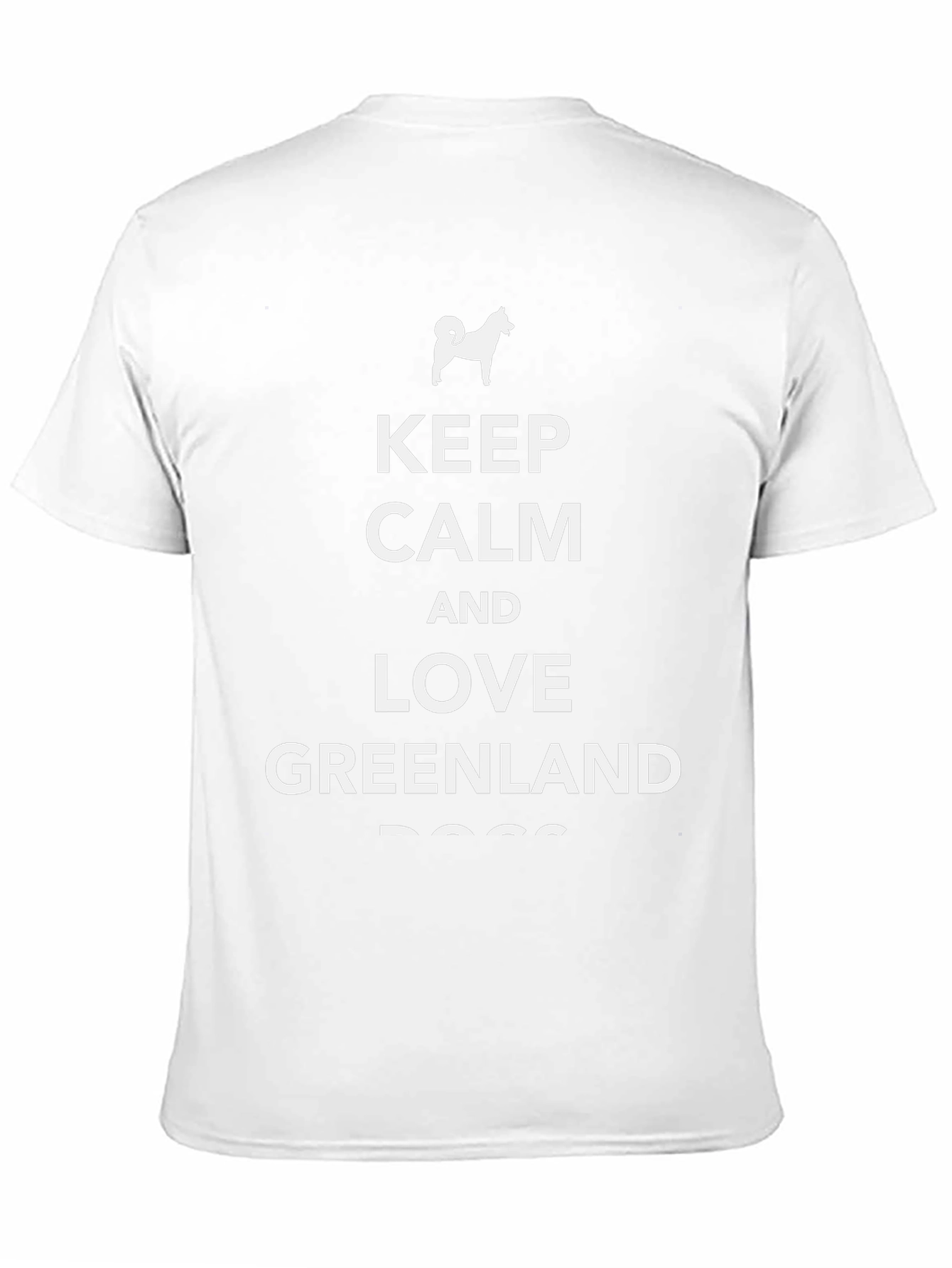 Keep Calm & Love Greenland Dog Breed T-Shirt