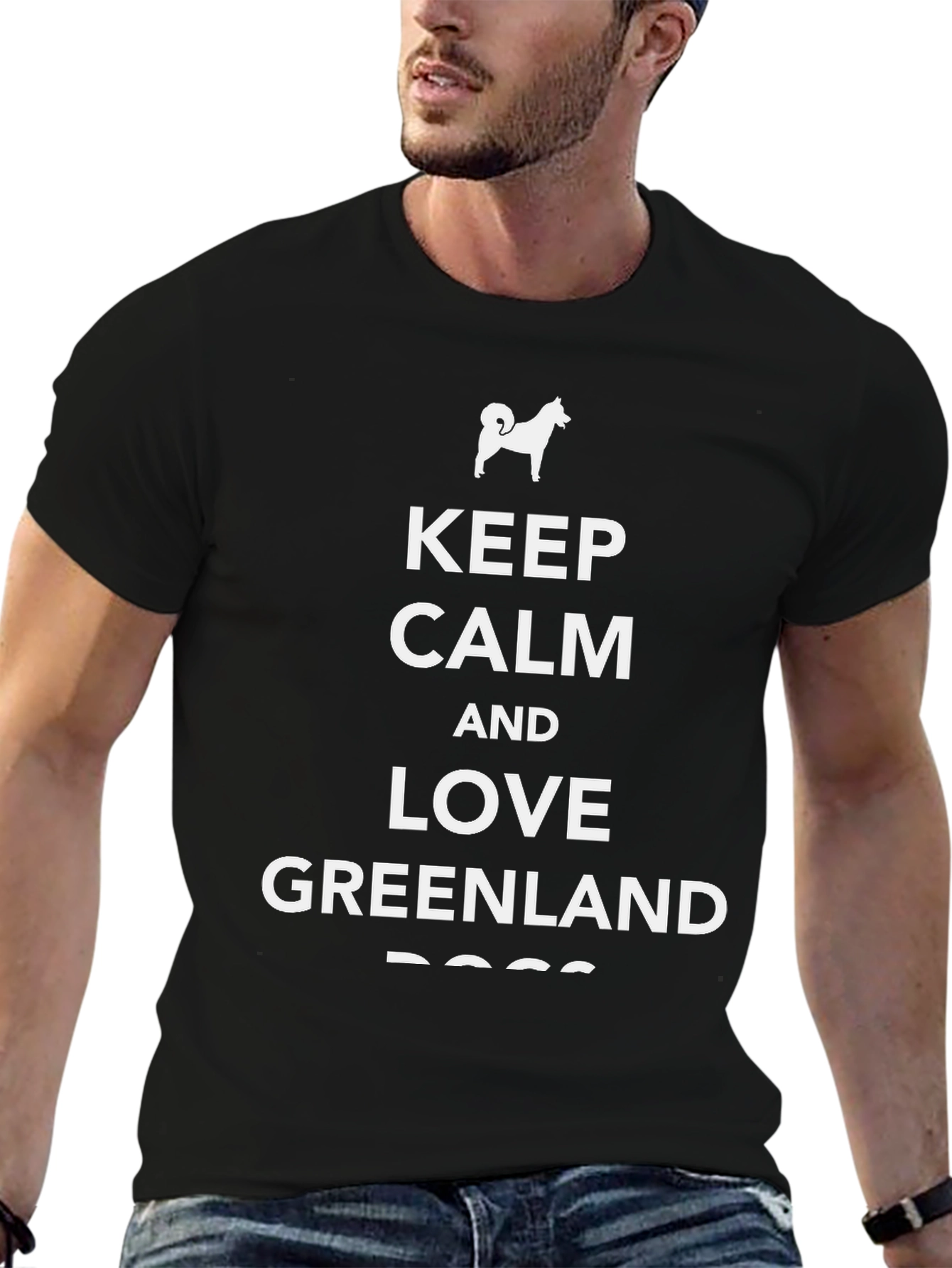 Keep Calm & Love Greenland Dog Breed T-Shirt