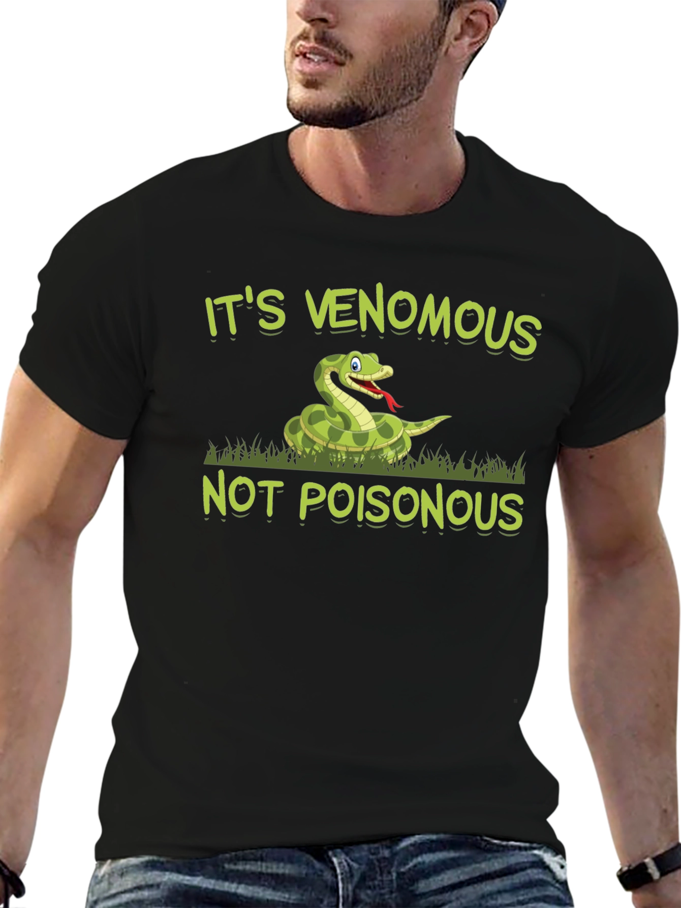 Venomous Snake T-Shirt - Funny Reptile Graphic Tee