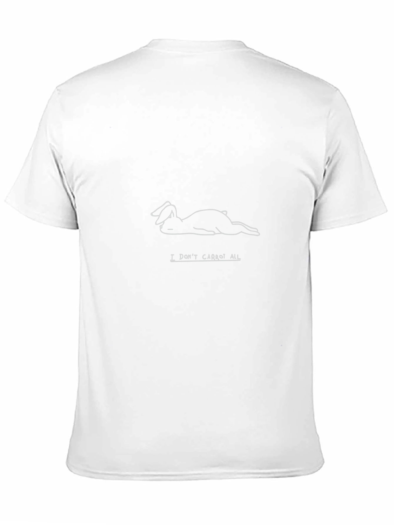I Dont Carrot All T-Shirt - Funny Bunny Tee