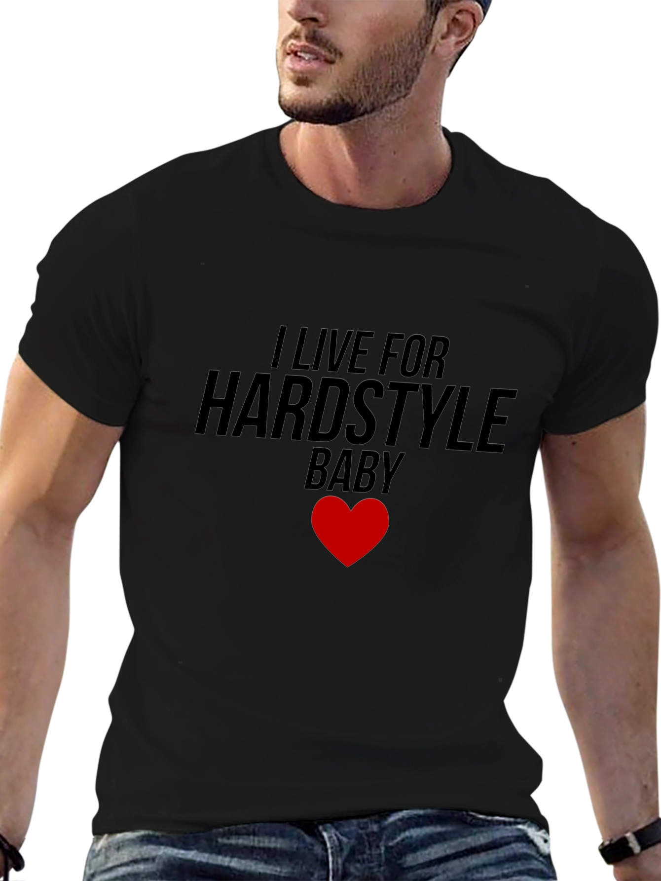 Hardstyle Baby Tee - Music Lovers Black T-Shirt