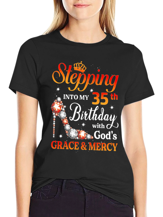 Stepping into 35th Birthday Graphic Tee
