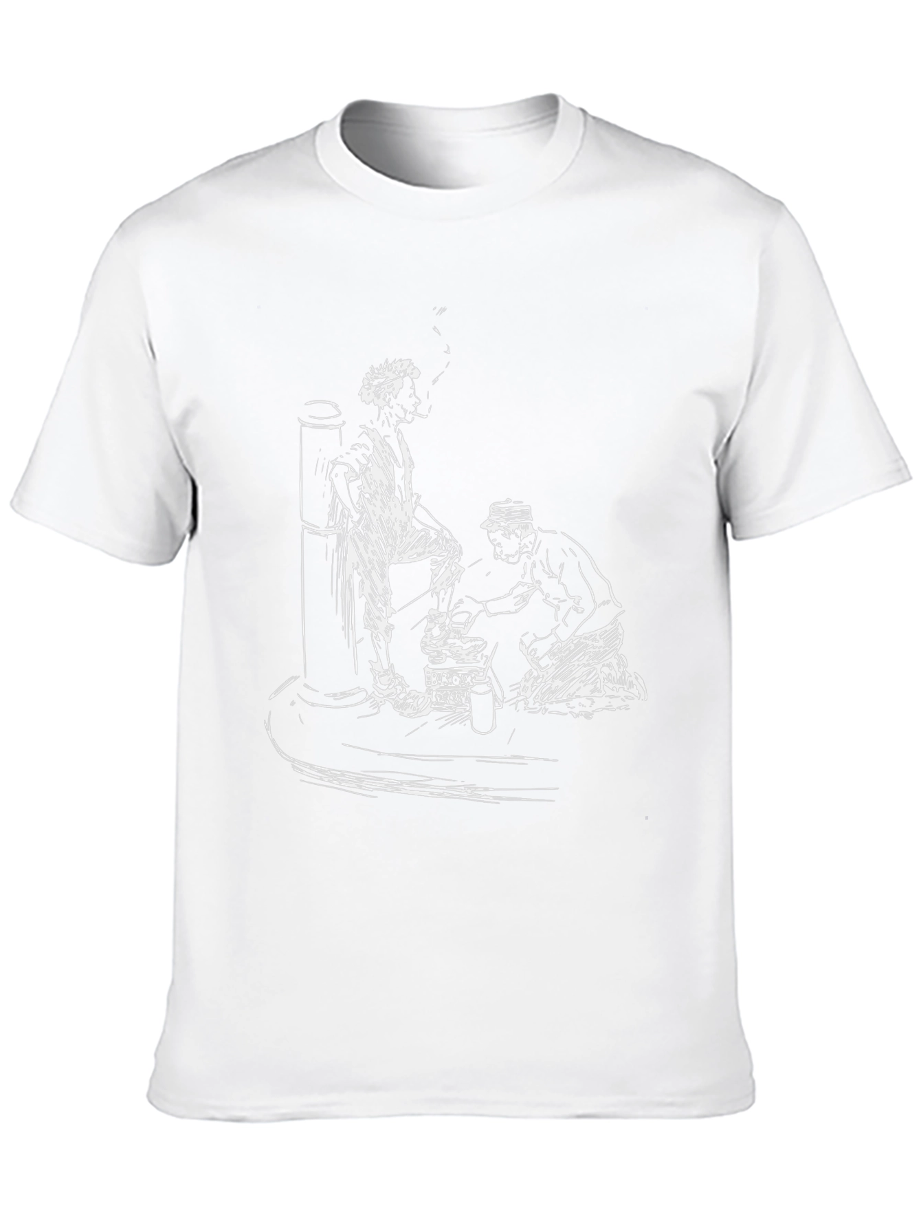 Black T-Shirt with Unique Graphic