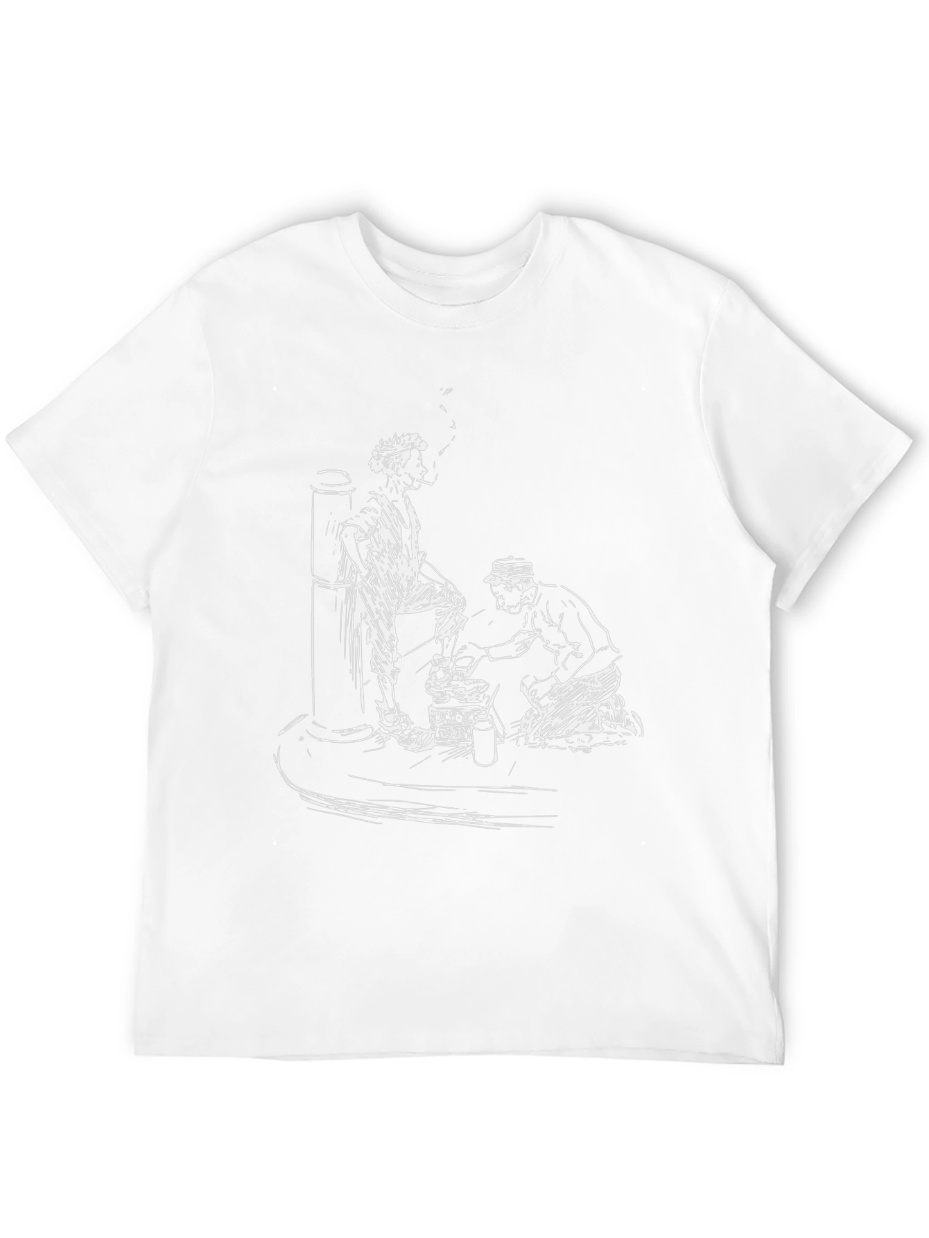 Black T-Shirt with Unique Graphic