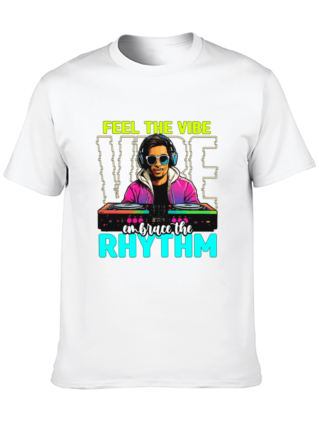 DJ Graphic Tee: Feel the Vibe Embrace the Rhythm