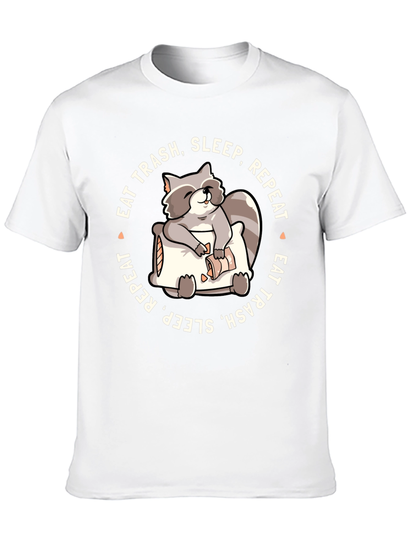 Eat Trash Sleep Repeat Raccoon T-Shirt
