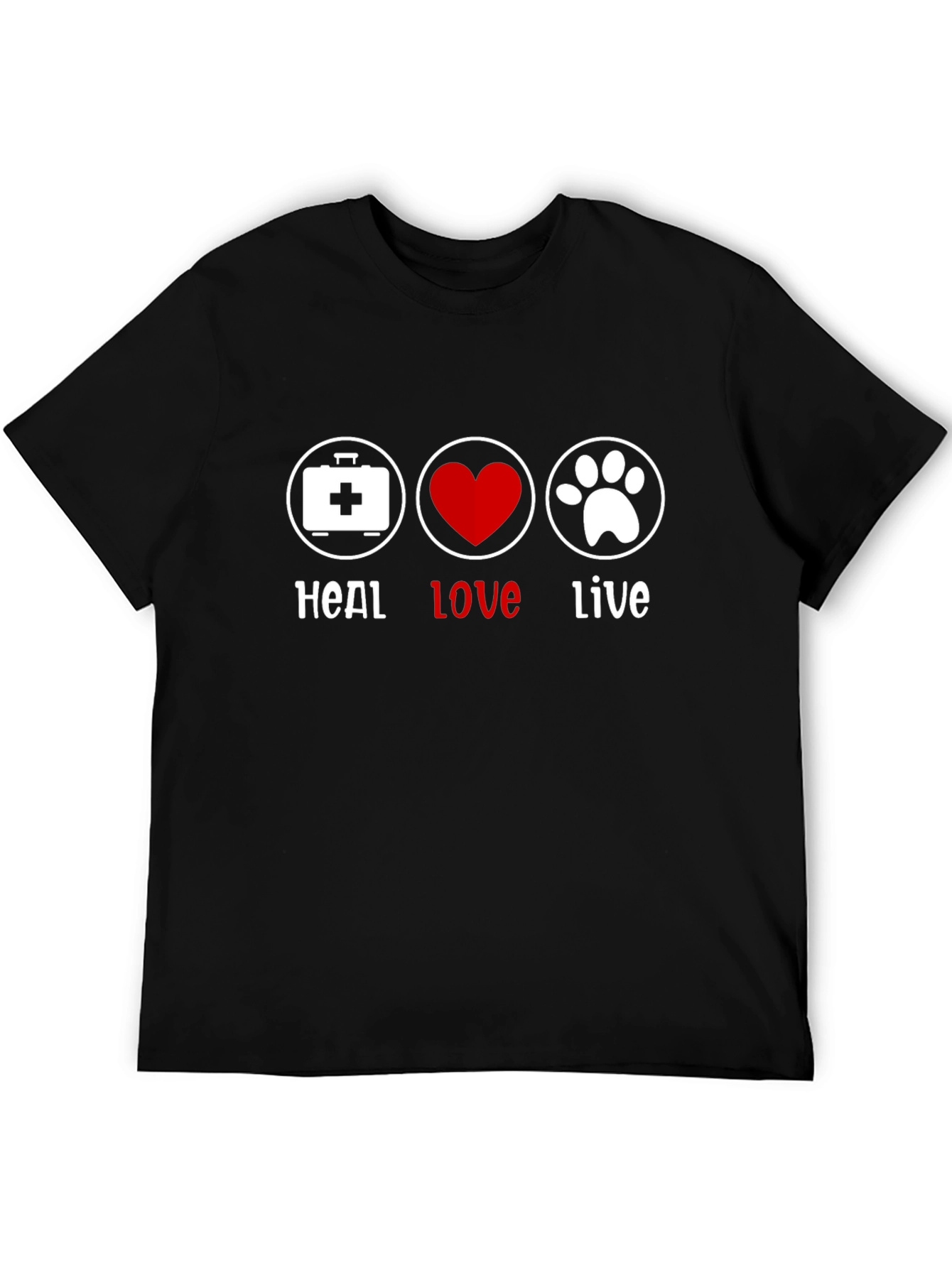 Heal Love Live Vet Tech T-Shirt
