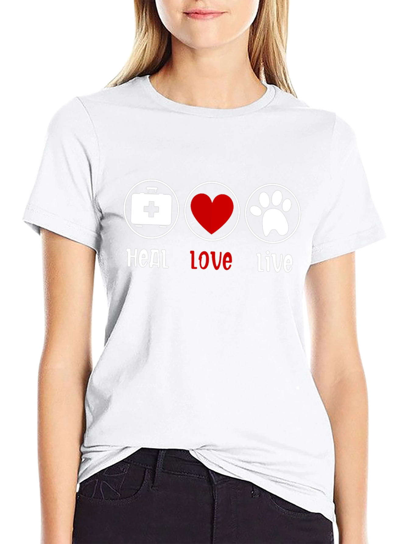 Heal Love Live Vet Tech T-Shirt