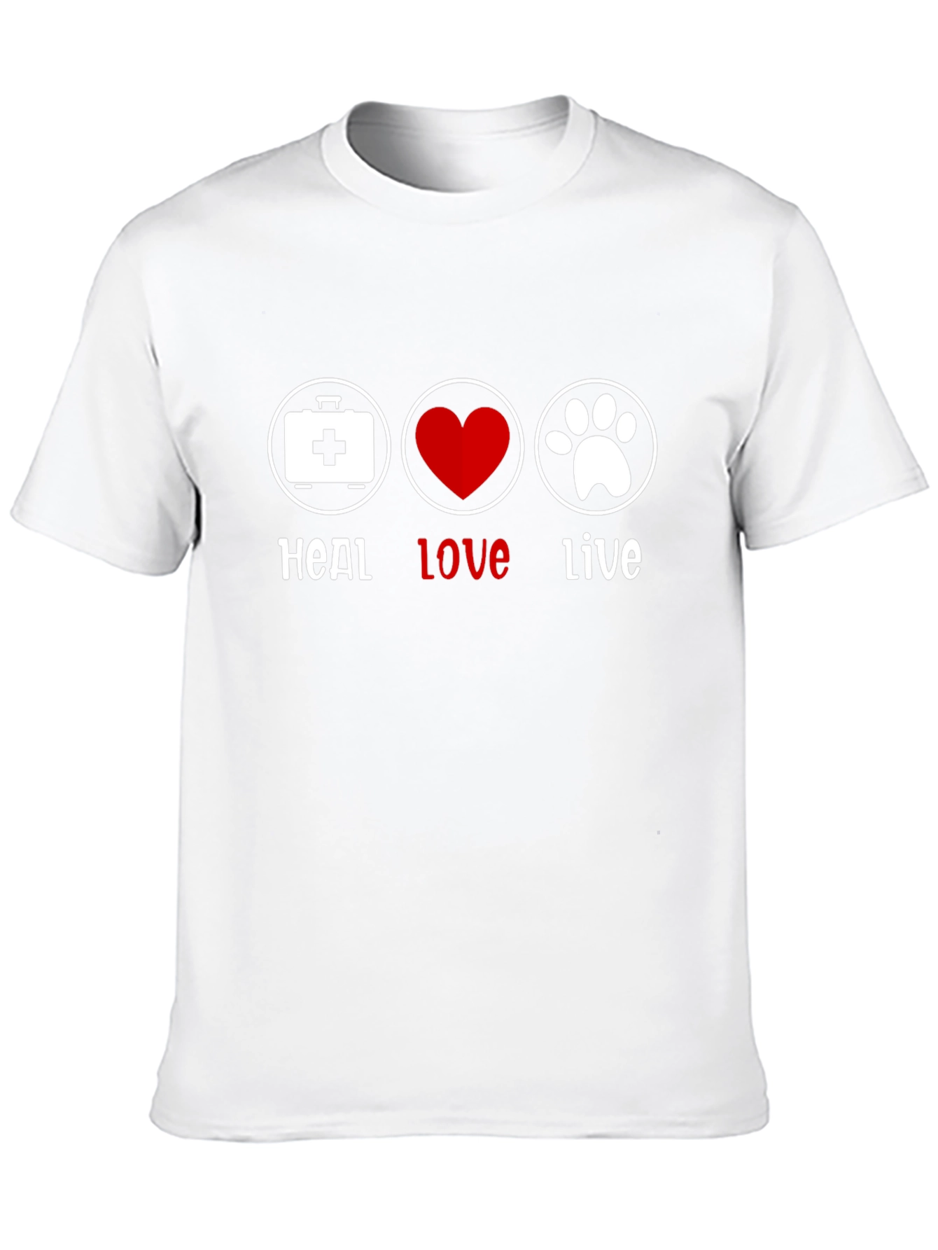 Heal Love Live Vet Tech T-Shirt