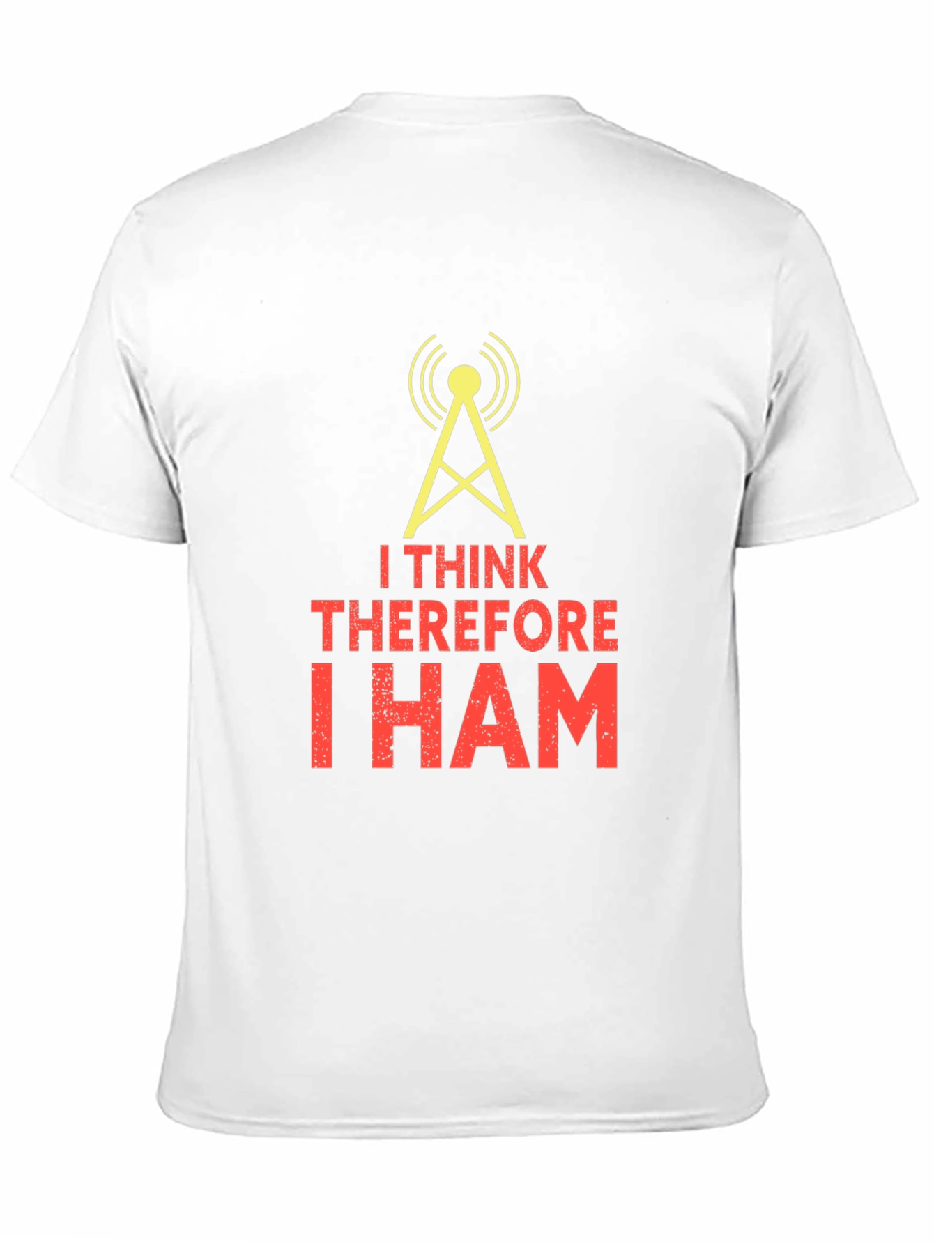I Think Therefore I Ham Black T-Shirt