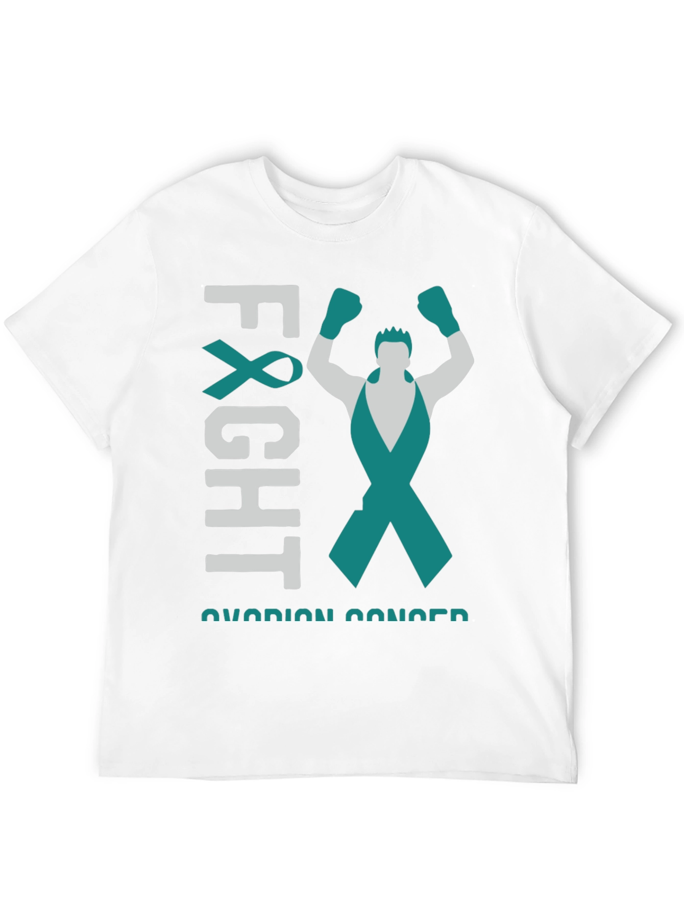 Ovarian Cancer Awareness Fight T-Shirt