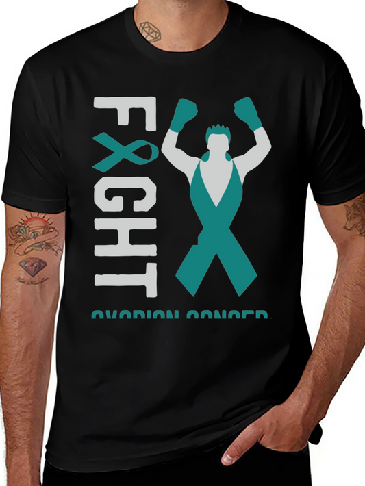 Ovarian Cancer Awareness Fight T-Shirt