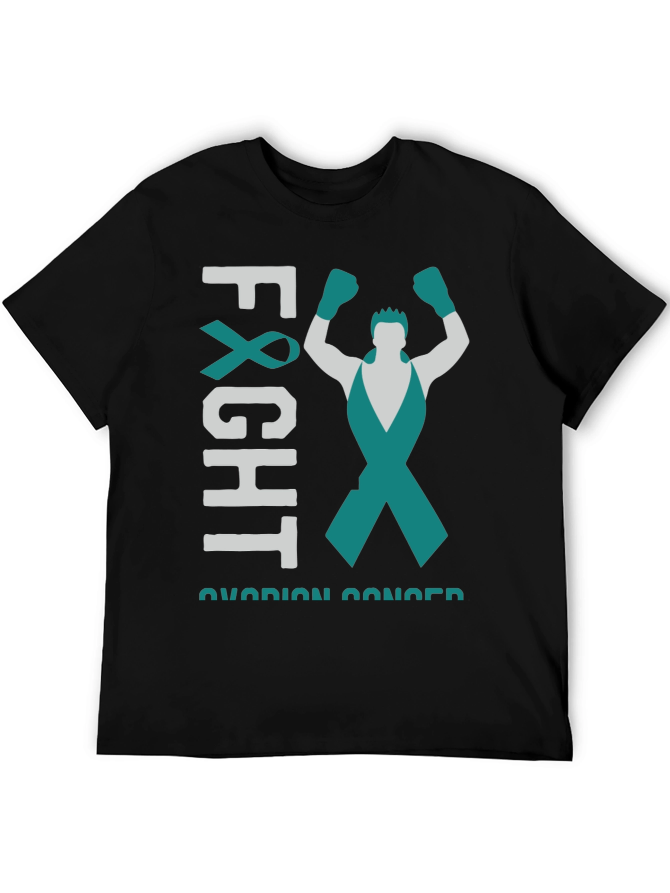 Ovarian Cancer Awareness Fight T-Shirt