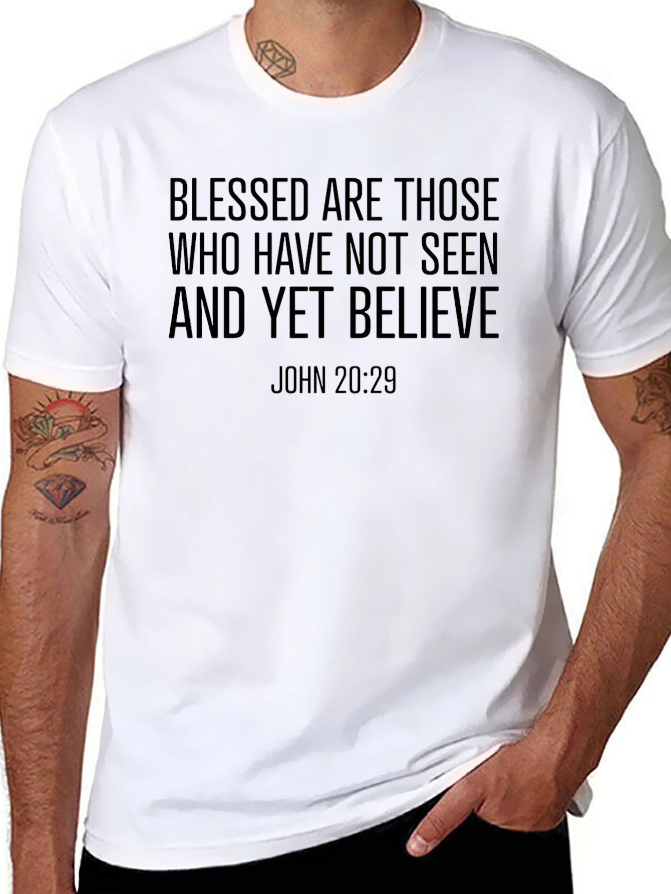 Blessed Are Those Who Believe Christian T-Shirt