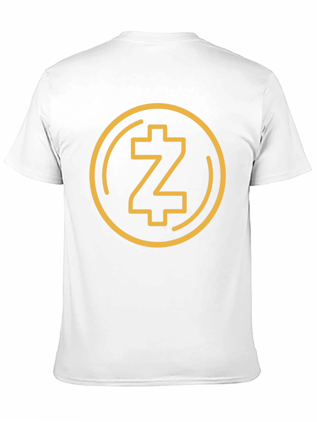 Black T-Shirt with Gold Crypto Coin Z Design