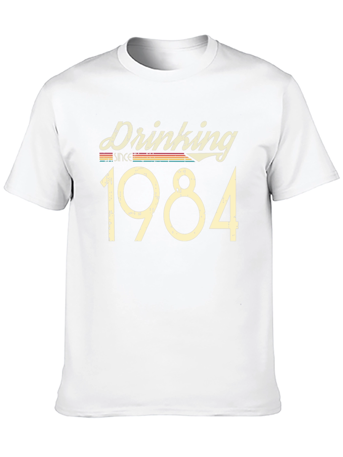 Drinking Since 1984 Black Graphic T-Shirt